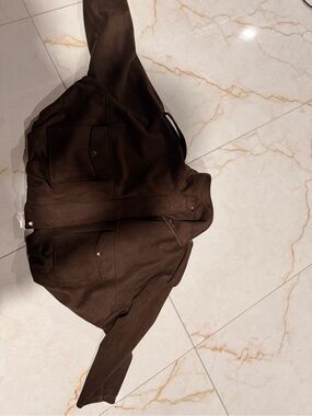 Zara Woman’s NWT brown suede bomber